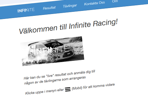 © Infinite Racing.